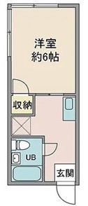 105, 205号室間取り