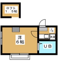 201号室間取り