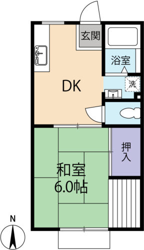 102号室間取り